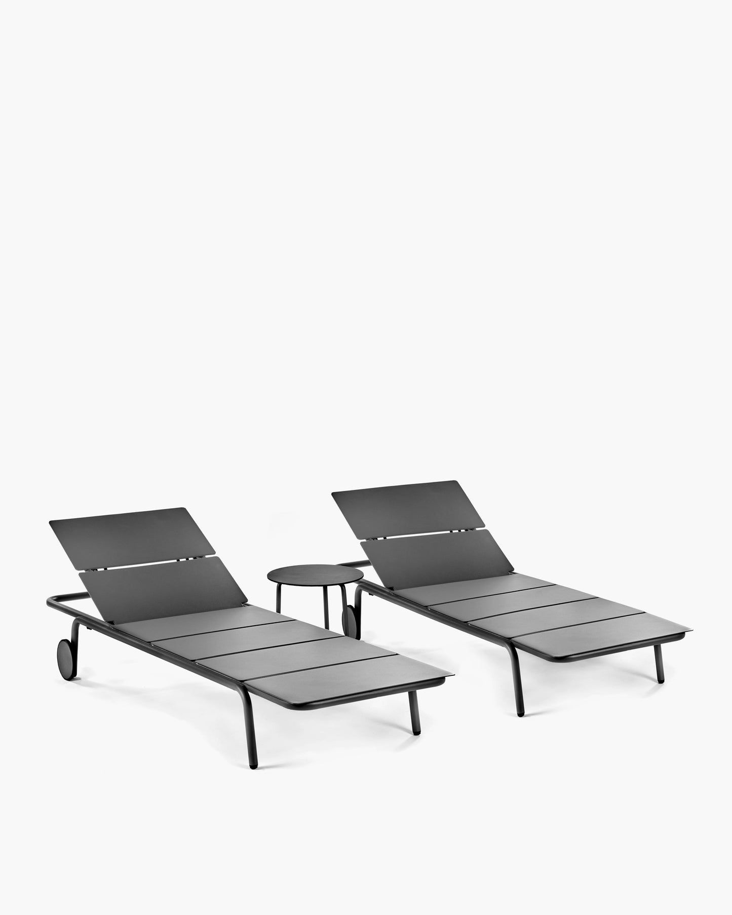 Sun lounger aluminum August