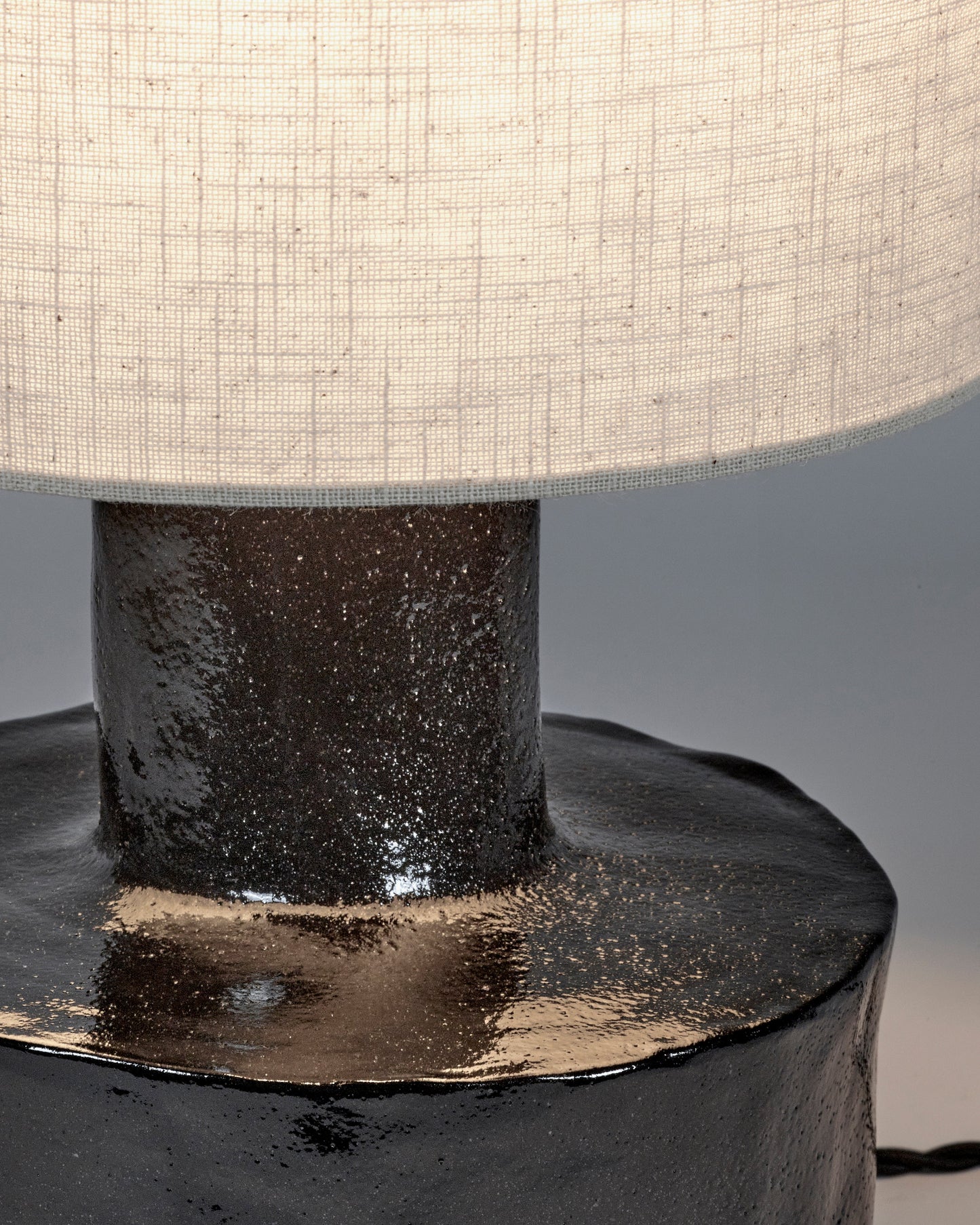 Table lamp black - beige Catherine