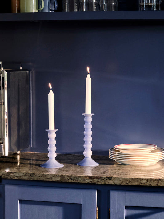 Wavy candle holders